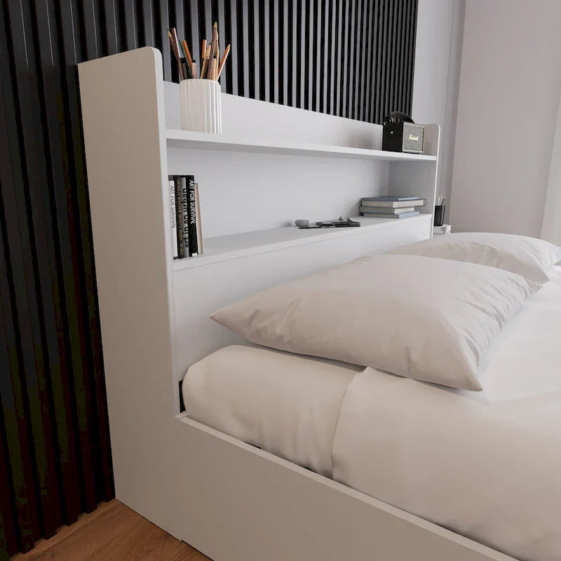 Hunter Headboard with Built-In Bookcase