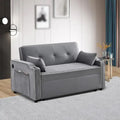 3-in-1 Modern Velvet Sleeper Sofa Bed: Convertible Loveseat with Pull-Out Bed