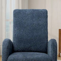 Ergonomic High Back Rocking Chair with Adjustable Footrest
