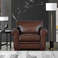 Hydeline Brookfield Premium Top Grain Leather Sofa and Chair Set