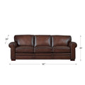 Hydeline Brookfield Premium Top Grain Leather Sofa and Chair Set