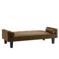 Convertible Sofa Bed for Living Room with Two Pillows Included