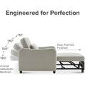 Mopio Sophie 4-in-1 Convertible Chair Bed