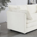 Modern 3-Piece Upholstered Sectional Sofa Set