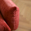 Spacious Mid-Century Modern Chenille Sectional Sofa - 4-Seater Modular Couch with Plush Cushions