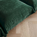 Spacious Mid-Century Modern Chenille Sectional Sofa - 4-Seater Modular Couch with Plush Cushions