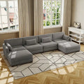 Corduroy Modular Sectional Sofa for Living Room