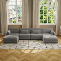 Corduroy Modular Sectional Sofa for Living Room