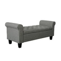 Porthos Home Theon Fabric Button-Tufted Flip-Top Storage Bench
