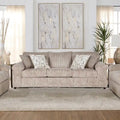 Roundhill Furniture Nason Wide Wale Corduroy Sofa, Loveseat, and Cuddle Chair Collection