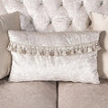 Clarissa Traditional Sofa Set by Furniture of America - Featuring Button Tufted Back and Accent Pillows