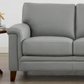 Hydeline Westcott Premium Top Grain Leather Sofa with Memory Foam and Spring Support