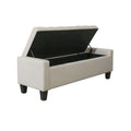 Porthos Home Wren Upholstered Button-Tufted Storage Bench