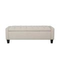 Porthos Home Wren Upholstered Button-Tufted Storage Bench