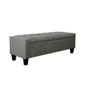 Porthos Home Wren Upholstered Button-Tufted Storage Bench