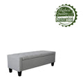 Porthos Home Wren Upholstered Button-Tufted Storage Bench