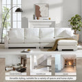 Spacious L-Shaped Chenille Sectional Sofa with Chaise Lounge for Living Room, Apartment, or Office