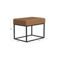 HomePop Theodore Upholstered Ottoman