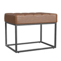 HomePop Theodore Upholstered Ottoman