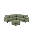 Poundex 4-Piece Sectional Sofa