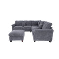 Poundex 4-Piece Sectional Sofa