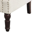COZYMAN Contemporary Upholstered Armchair Set of 2 - Solid Wood Accent Chairs in Fabric/Faux Leather for Living Room