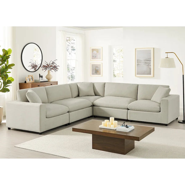 Cambrai 5-Piece Modular Sectional Sofa by Greyson Living