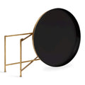 Kate and Laurel Celia 28.25-Inch Round Metal Coffee Table