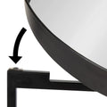 Kate and Laurel Celia 28.25-Inch Round Metal Coffee Table