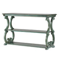 Lorraine Wooden Scroll TV Stand and Sofa Table by iNSPIRE Q Classic