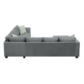 Versatile Reversible Sectional Sofa with Ottoman - Flexible Combination Module