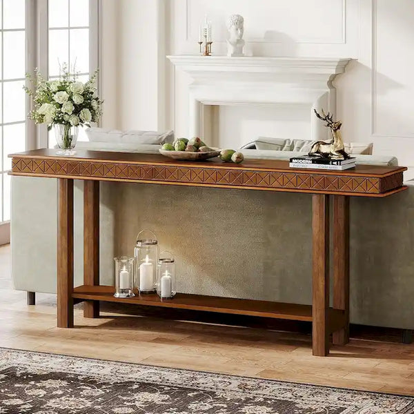 70.9-Inch Console Sofa Table for Living Room