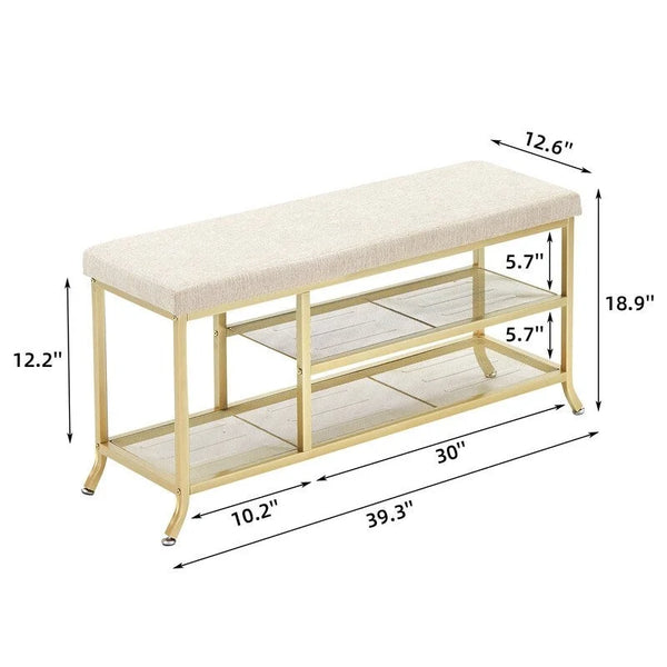 Entryway Shoe Storage Bench