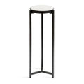 Kate and Laurel Aguilar Glamorous Drink Table - 9x9x23 Inches