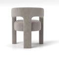SEYNAR Contemporary Glam Velvet Dining Chair with Open-Back Design