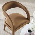 Set of Two Pinnacle Performance Velvet Dining Chairs
