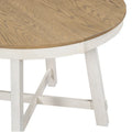 5-Piece Round Extendable Dining Set with Chairs