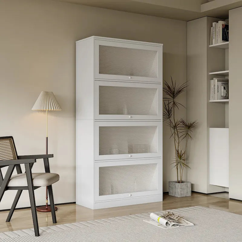 MM Glass Door Office Storage Cabinet