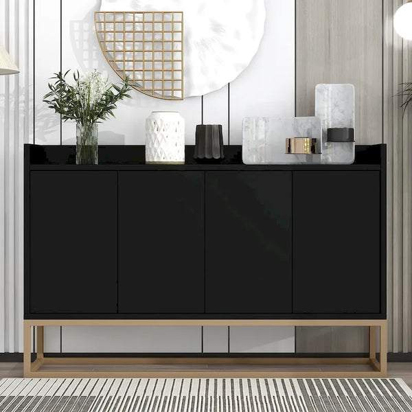 47.2-Inch Modern Sideboard/Buffet with Spacious Table and Four Doors