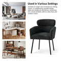 Set of 4 Amos Modern Boucle Dining Chairs with Adjustable Feet by HULALA HOME
