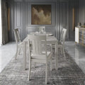 CraftPorch Classic 5-Piece Wooden Dining Ensemble
