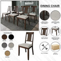 CraftPorch Classic 5-Piece Wooden Dining Ensemble