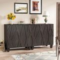 55-Inch Wooden Buffet Cabinet with Adjustable Shelf