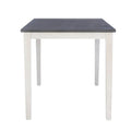 McKee White Acacia Wood Counter-Height Dining Table