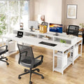 78.7-Inch Extra Long Double Desk for Two, Ideal for Home Office Use