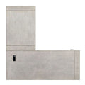 Lemper Antique White Wood Lift-Top Corner Desk with USB Port - Farmhouse Style by Furniture of America