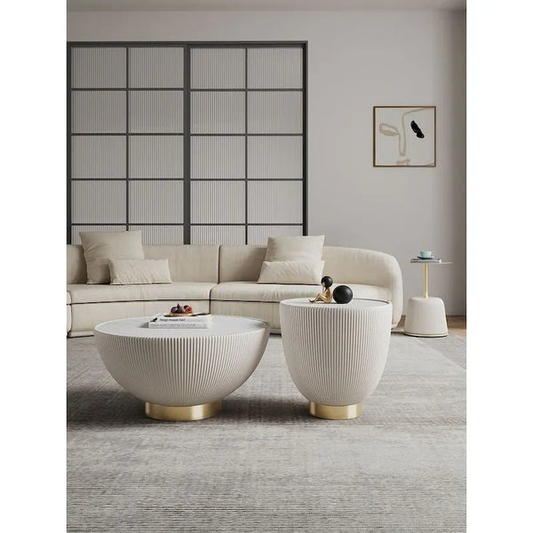 Manhattan Comfort Contemporary Anderson 2.0 Upholstered 3-Piece Table Collection