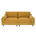 90-Inch Oversized Corduroy Sofa for Living Room with Reversible Cushions