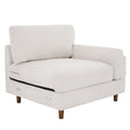 90-Inch Oversized Corduroy Sofa for Living Room with Reversible Cushions