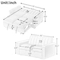 Versatile Soft Cushion Sofa Bed